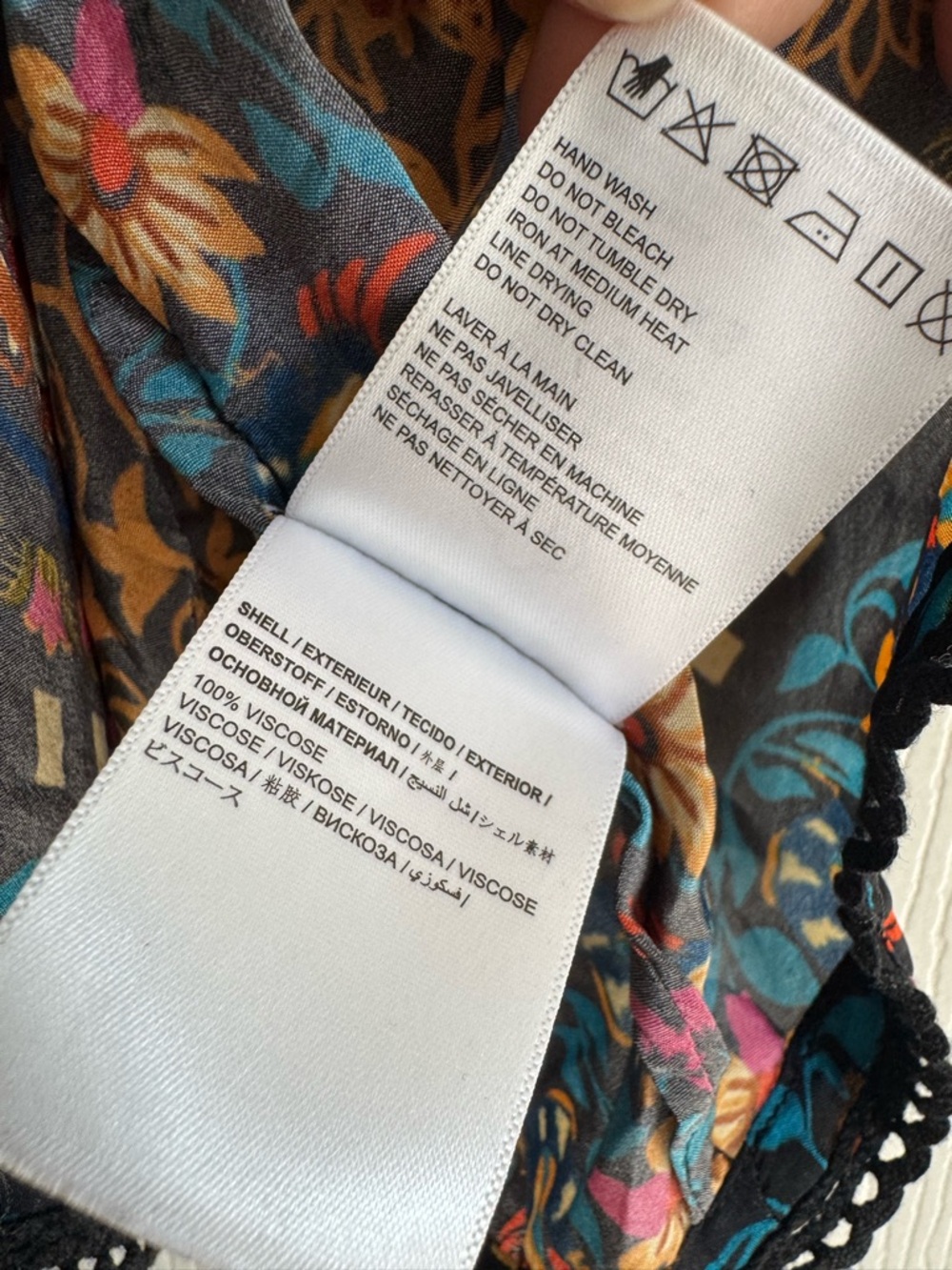Anthropologie FARM RIO Floral Top XS - Picture 9 of 9